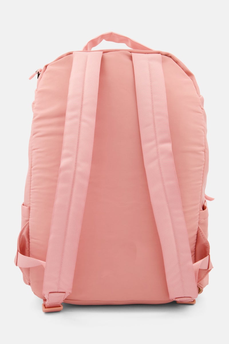 Bearpaw حقيبة ظهر للنساء بشعار العلامة التجارية 30 ل x 16 و x 38 ه سم، وردي - Image 2